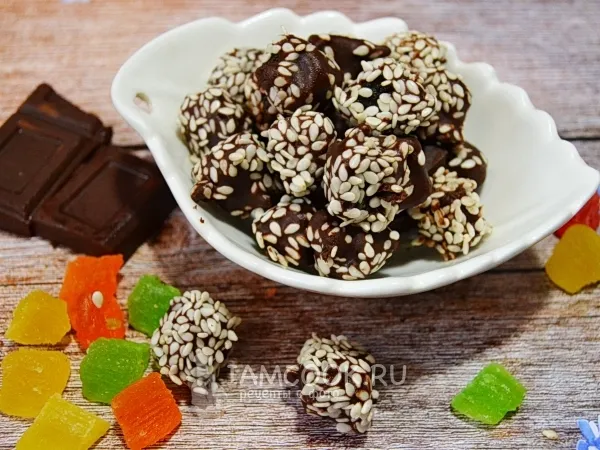 Фото блюда: Цукаты в шоколаде