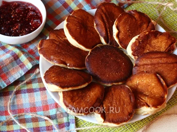 Фото блюда: Панкейки на сметане