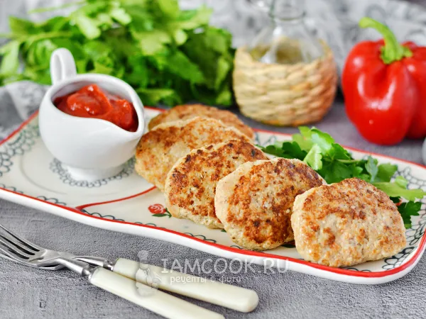 Фото блюда: Котлеты из индейки и свинины