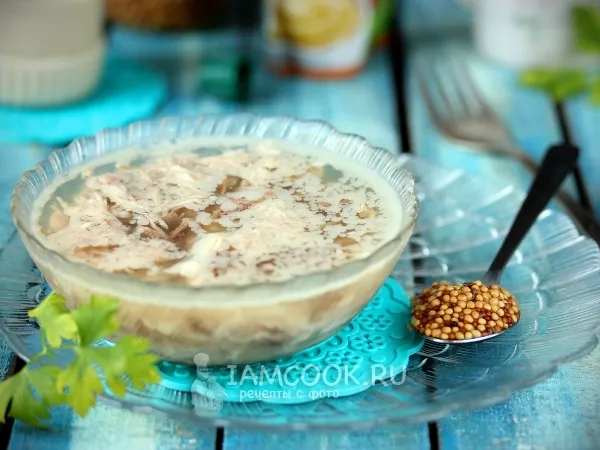 Фото блюда: Индюшино-говяжий холодец в мультиварке