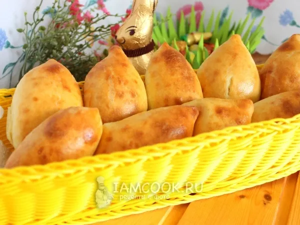 Фото блюда: Пирожки с начинкой из творога и повидла