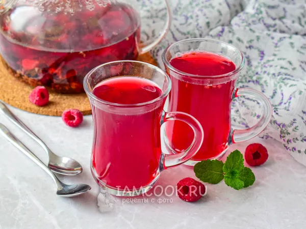 Фото блюда: Чай из малины и черной смородины