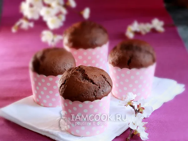 Фото блюда: Постные кексы с какао и кофе