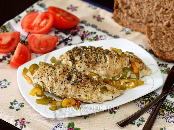 Фото блюда: Курица в фольге в мультиварке