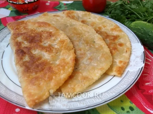 Фото блюда: Чебуреки с сыром