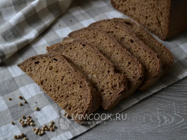 Фото блюда: Бородинский хлеб на закваске в хлебопечке