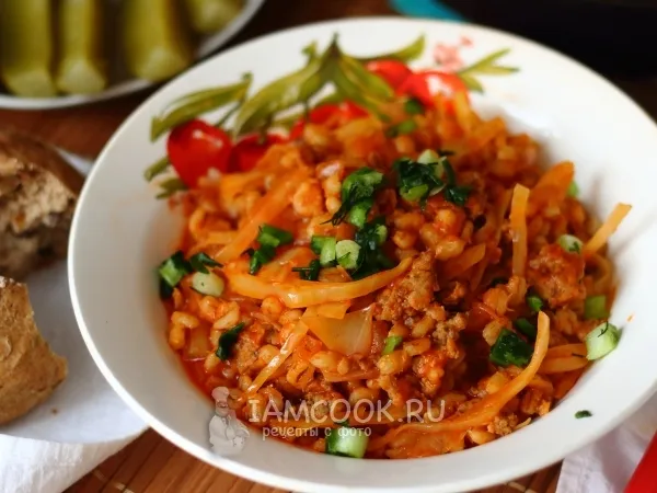 Фото блюда: Ленивые голубцы с перловкой