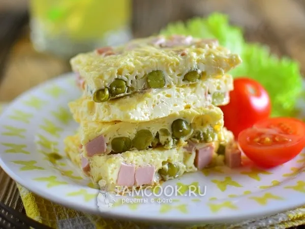 Фото блюда: Омлет для детей на сковороде