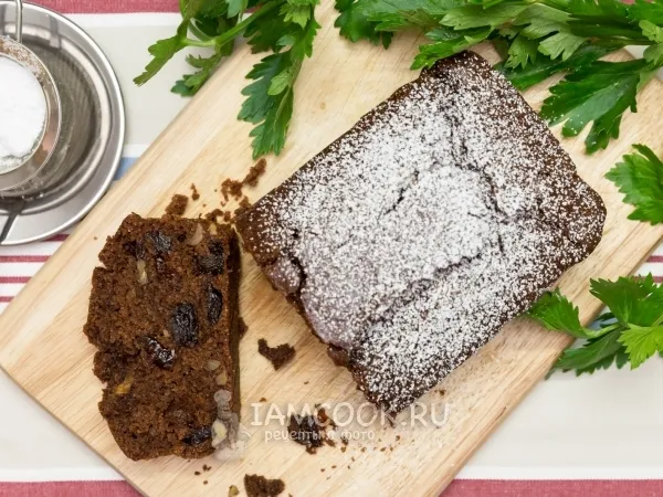 Фото блюда: Постный шоколадный манник с какао