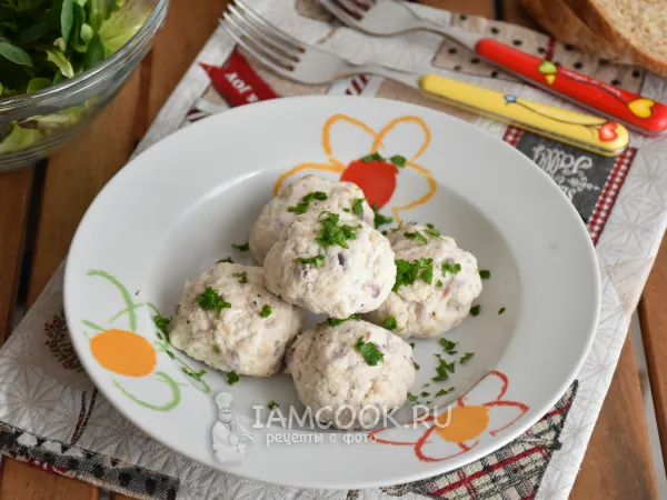 Фото блюда: Тефтели из кролика на пару