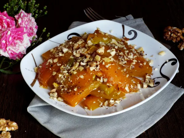 Фото блюда: Медовая тыква (десерт)