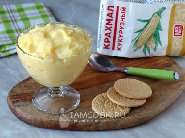 Фото блюда: Заварной крем с крахмалом