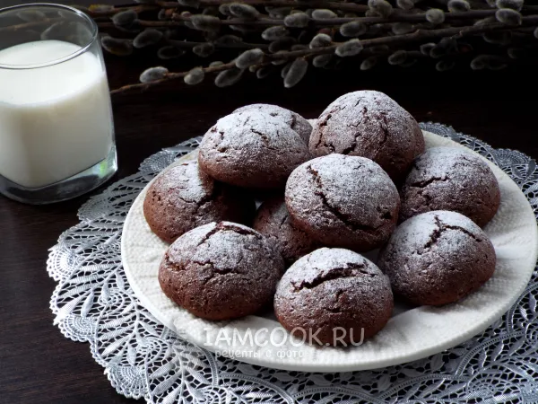 Фото блюда: Шоколадно-медовые пряники (мягкие)