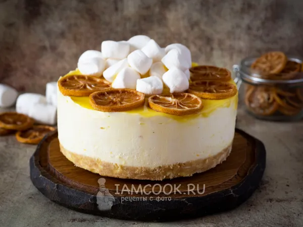 Фото блюда: Лимонный чизкейк