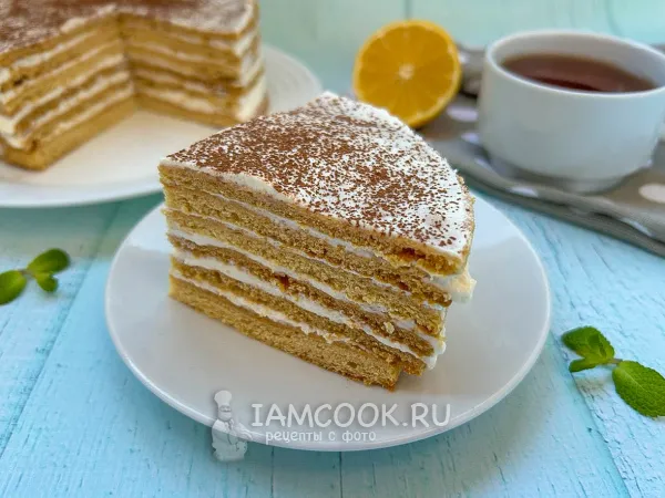 Фото блюда: Медовый «Наполеон»