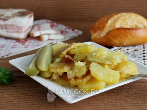 Фото блюда: Картофель жареный с майонезом в мультиварке