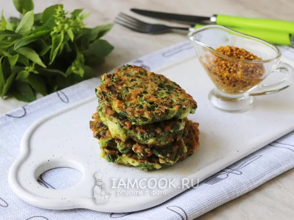 Фото блюда: Котлеты из зеленого лука и яиц