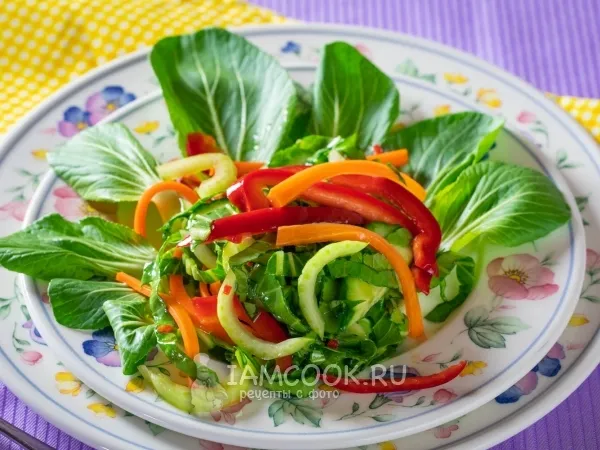 Фото блюда: Салат с пак чой