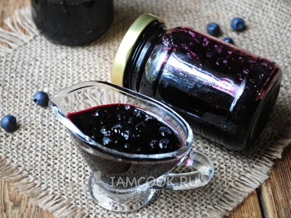 Фото блюда: Варенье из черники пятиминутка