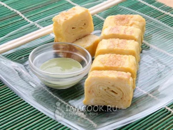 Фото блюда: Тамагояки (японский омлет)