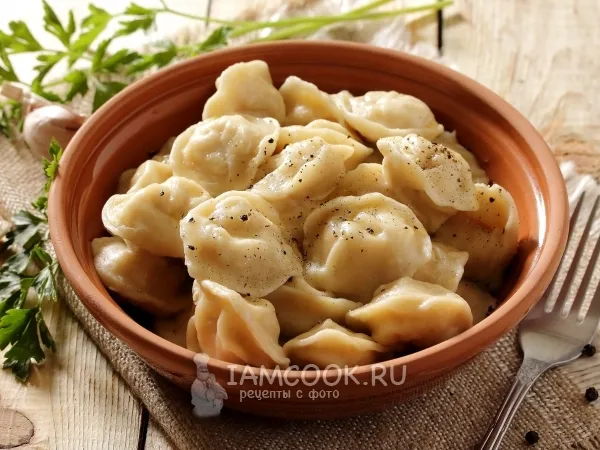 Фото блюда: Пельмени с курицей