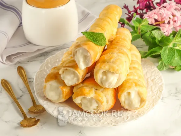 Фото блюда: Заварной крем для трубочек