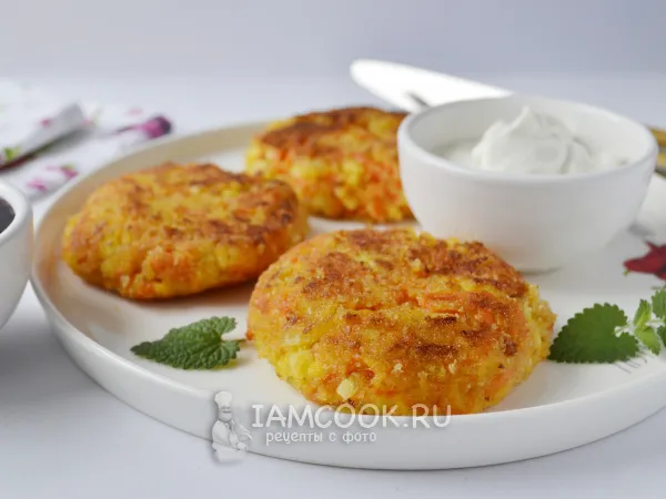 Фото блюда: Морковно-яблочные котлеты
