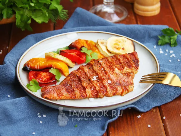 Фото блюда: Морской окунь на электрогриле