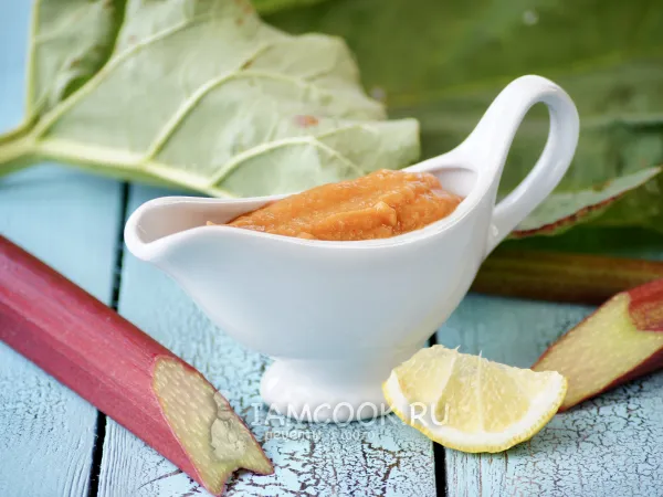 Фото блюда: Соус из ревеня к мясу