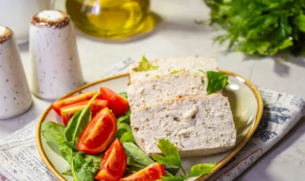 Фото блюда: Диетическое суфле из курицы