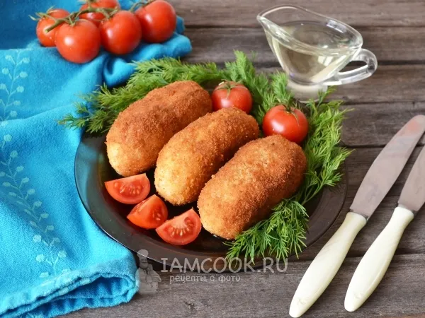 Фото блюда: Котлета «Папараць кветка»