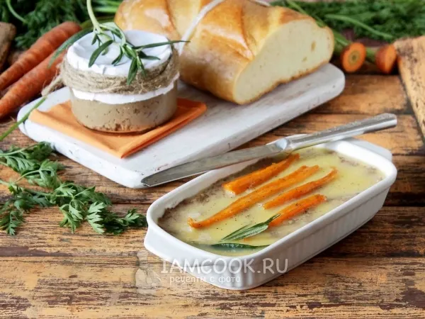 Фото блюда: Паштет с карамелизированной морковью