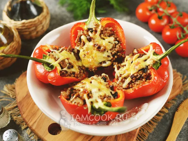 Фото блюда: Перец, фаршированный гречкой