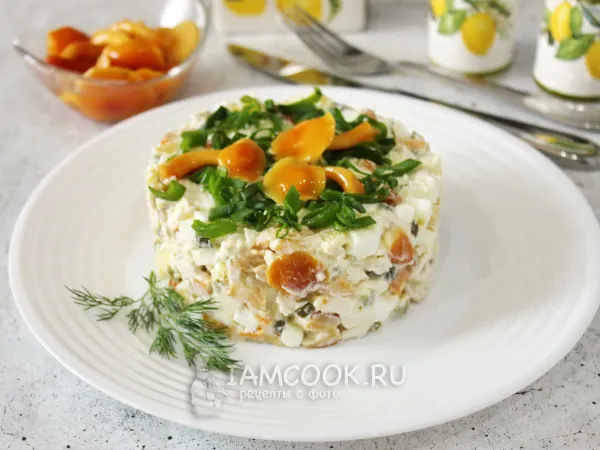 Фото блюда: Салат «Грибная корзинка»