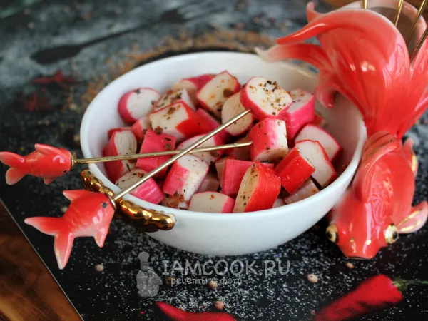 Фото блюда: Крабовые палочки в маринаде