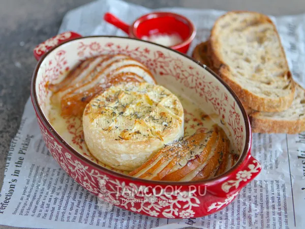 Фото блюда: Сыр бри с грушей в духовке