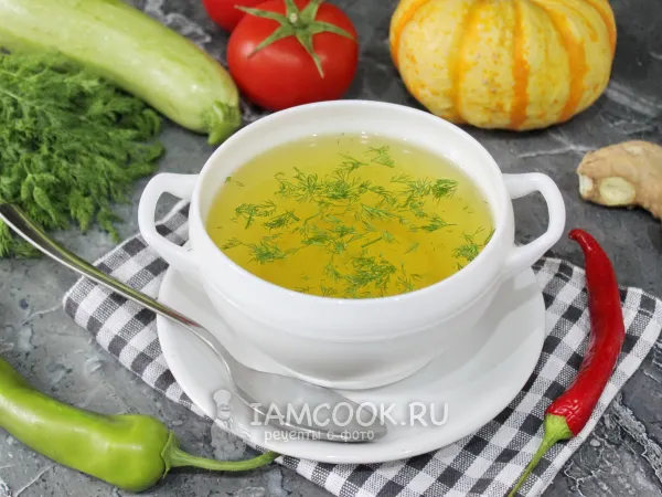 Фото блюда: Овощной бульон