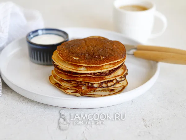 Фото блюда: Блины для диабетиков (из гречневой муки на кефире)