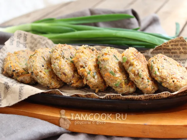 Фото блюда: Котлеты из зеленой гречки (вегетарианские) без яиц