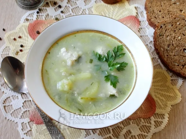 Фото блюда: Рассольник с фрикадельками в мультиварке