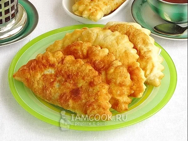 Фото блюда: Пирожки жареные с опятами