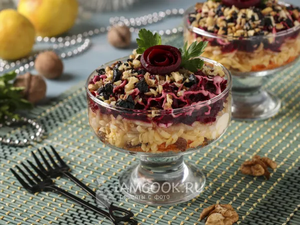 Фото блюда: Салат «Любовница» с яблоком