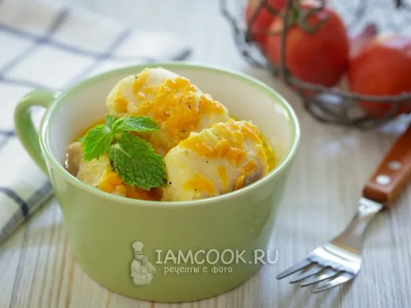 Фото блюда: Рыба в сметанном соусе