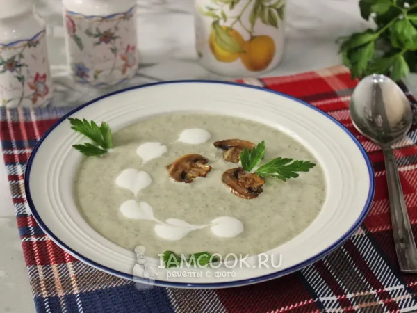 Фото блюда: Кето грибной суп