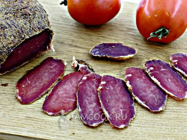 Фото блюда: Бастурма армянская