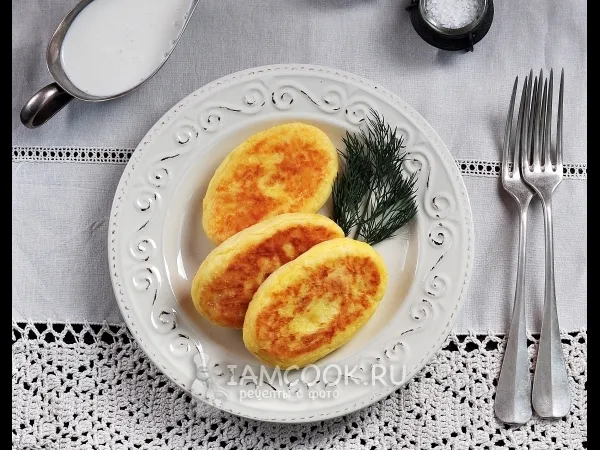 Фото блюда: Котлеты картофельные с сыром