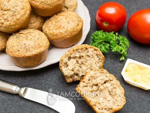 Фото блюда: Маффины с пшенной кашей