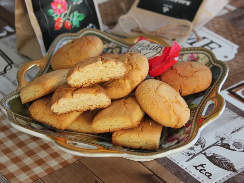 Фото блюда: Печенье из кукурузной муки с мёдом «Трещинки»