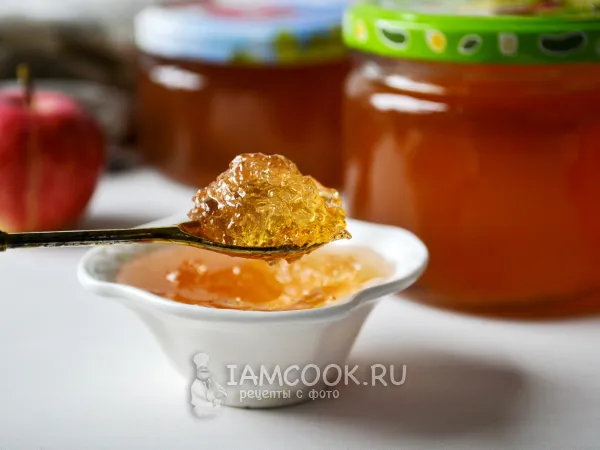 Фото блюда: Яблочное желе на зиму без желатина