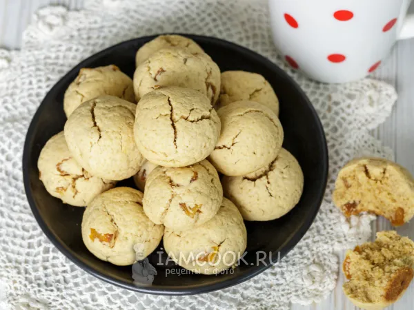 Фото блюда: Овсяное печенье с курагой